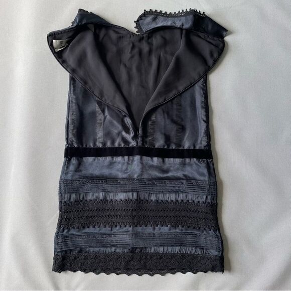 Anna Sui 20th Anniversary Target Black Lace Drop Waist Dress Women’s Size XS - Picture 11 of 12